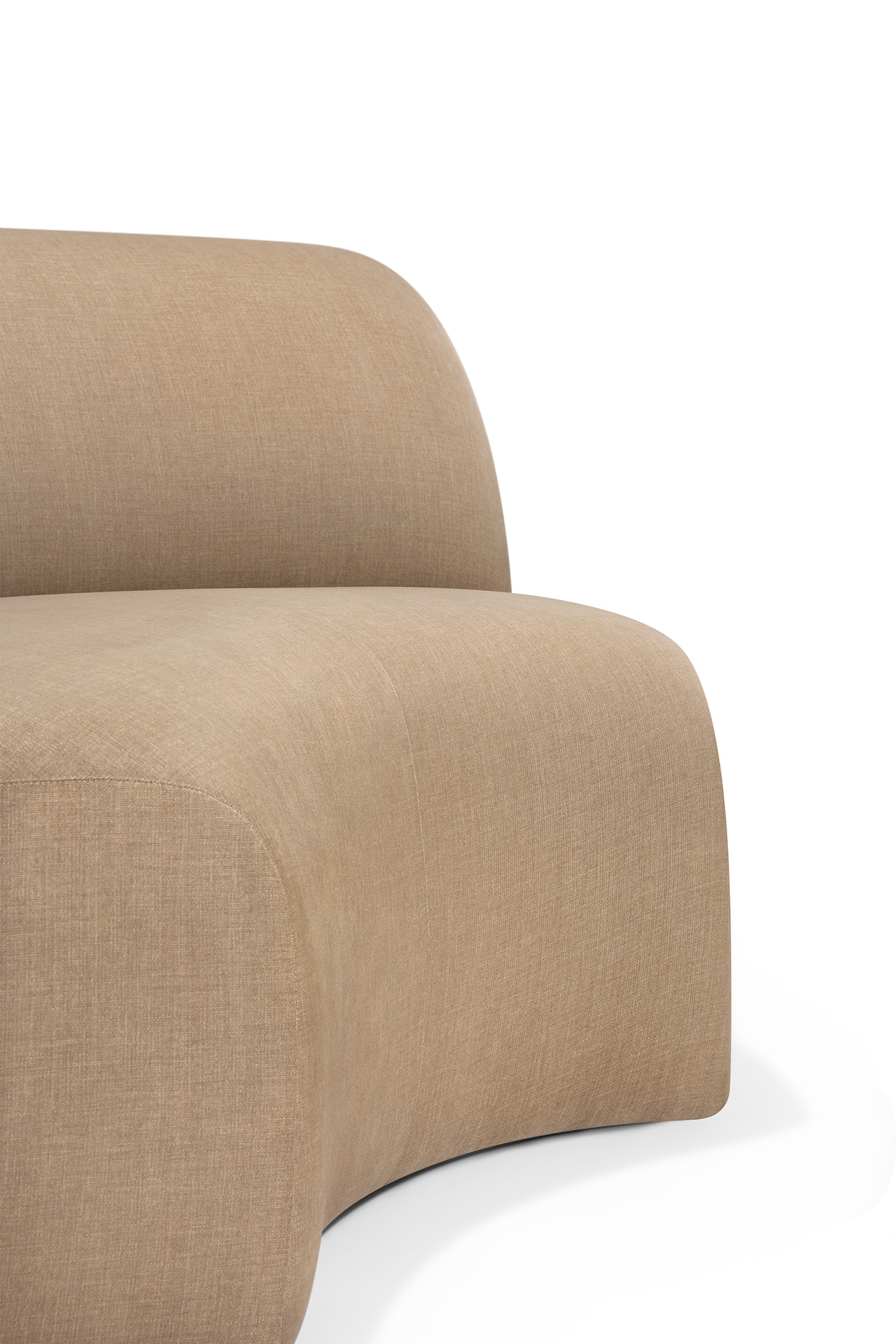 Bulky modulaire sofa - 90° hoekelement - light sepia