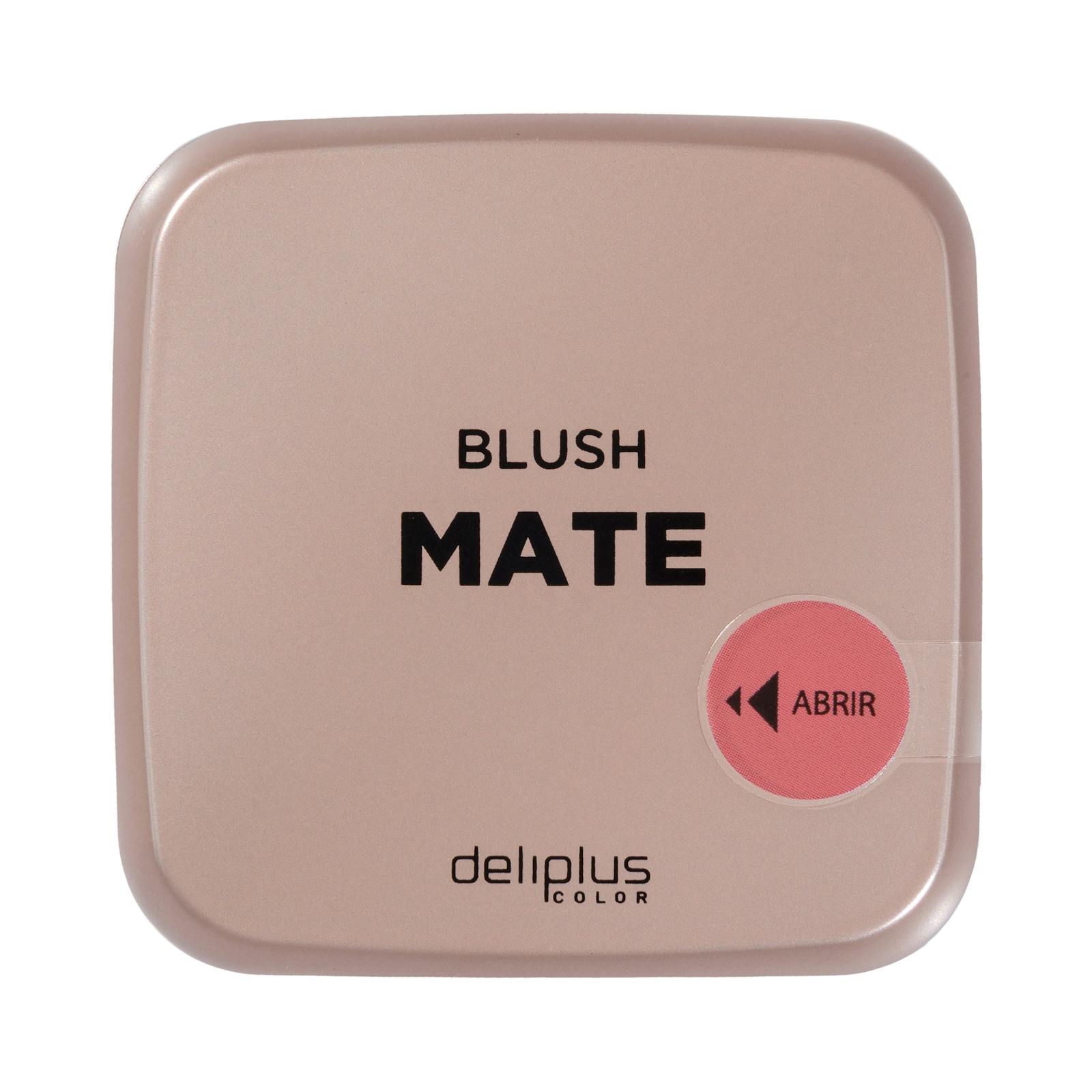 Blush compact mat Deliplus 03 Rouge