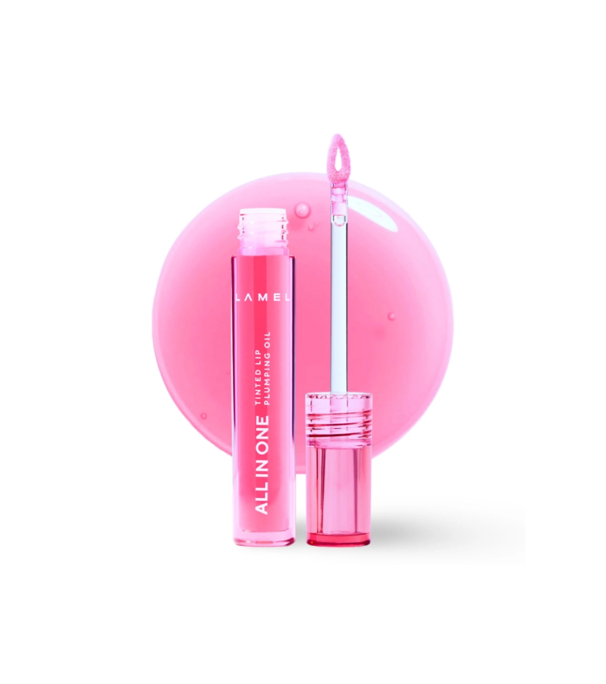 Lamel - Óleo Labial Volumizador All in One - 402: Pink Sparkle