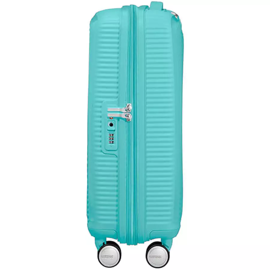 American Tourister Soundbox - 4-Rollen-Kabinentrolley S 55 cm erw. poolside blue