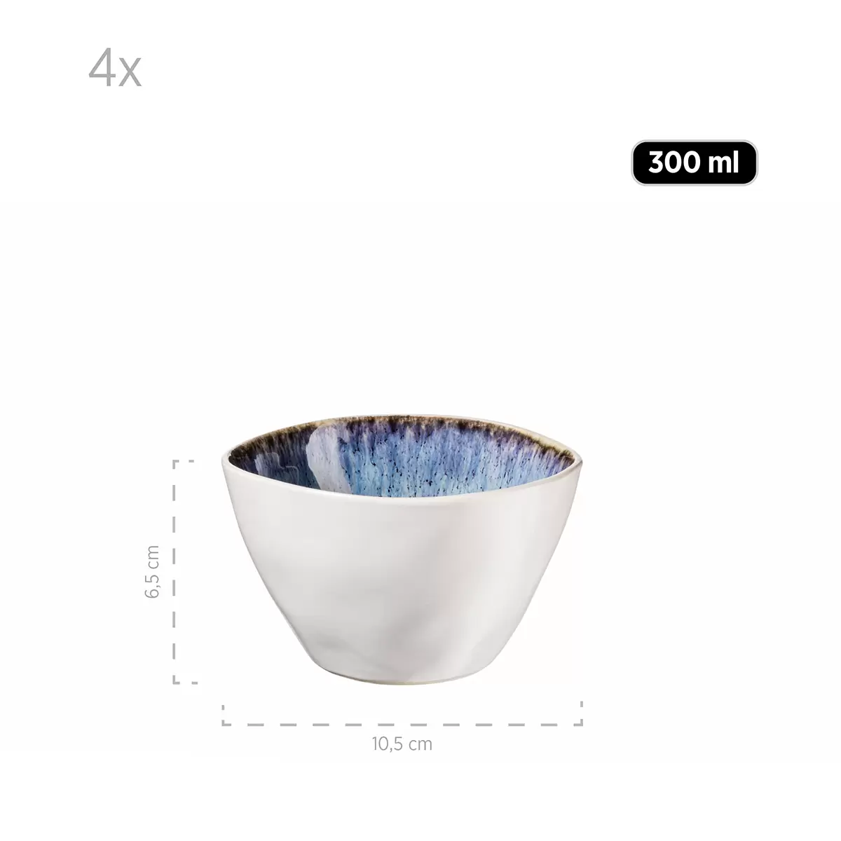 Bowl Set 9tlg. FROZEN Blau