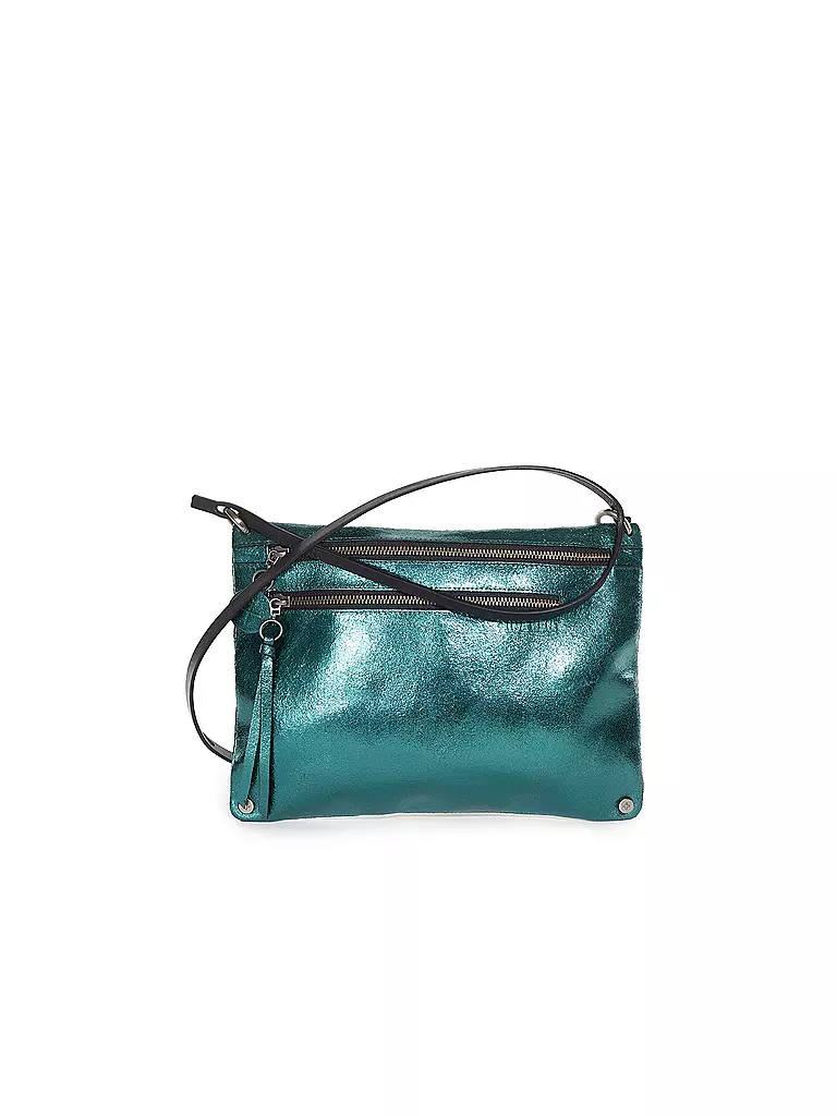 INA KENT Ledertasche - Umhängetasche MOONLIT ed.2 petrol