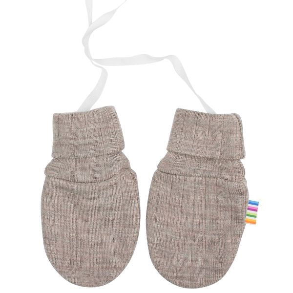 Uld Rib Sesame Melange Vanter - Joha → Luksusbaby.dk