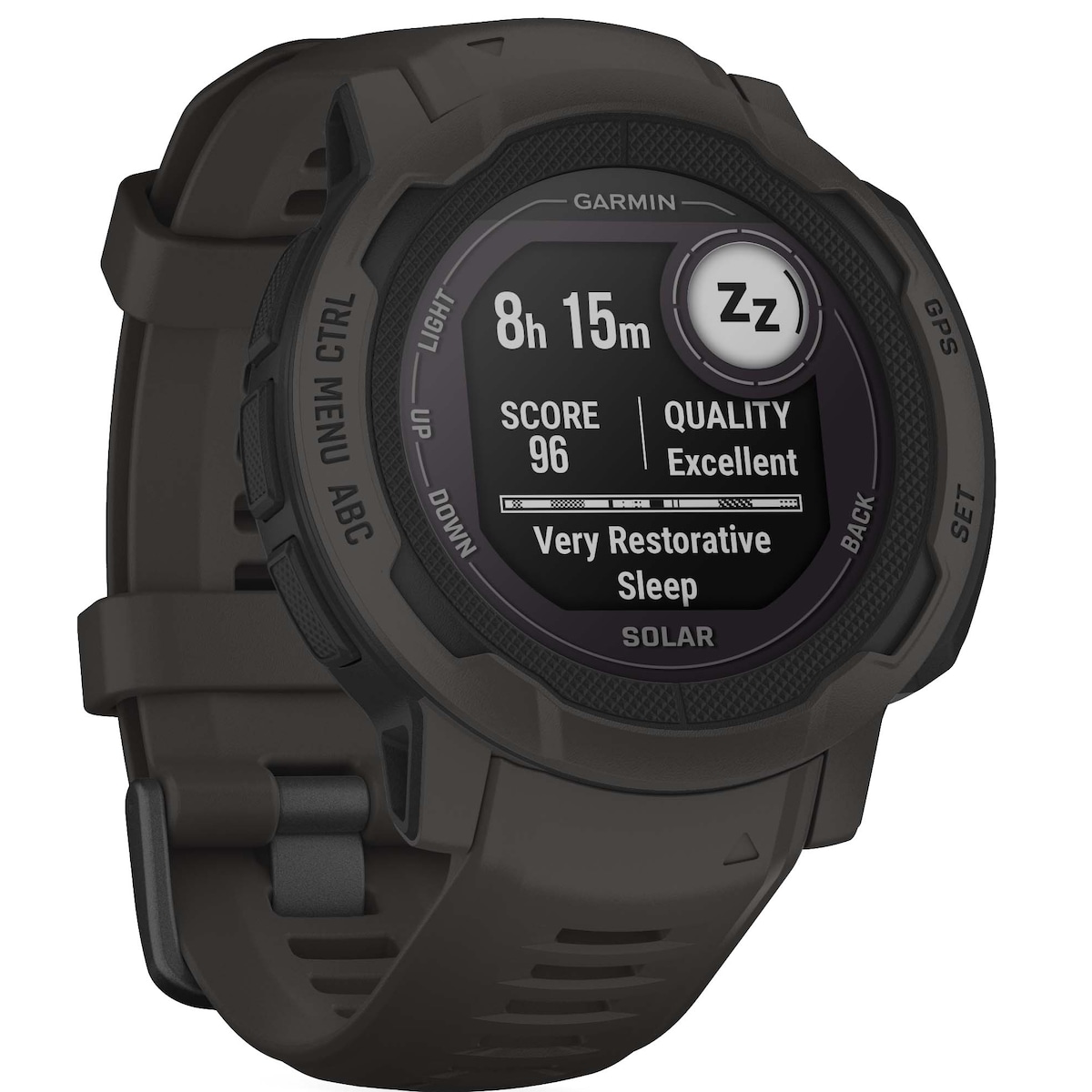 Garmin Instinct 2 Solar utendørsklokke (grafitt)