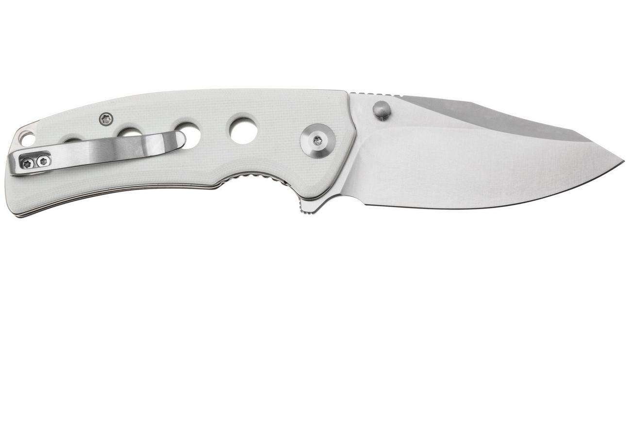 Sencut Excalis S23068-2 Satin 9Cr18MoV, White G10 zakmes