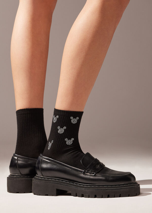 Meias curtas Minnie Stud