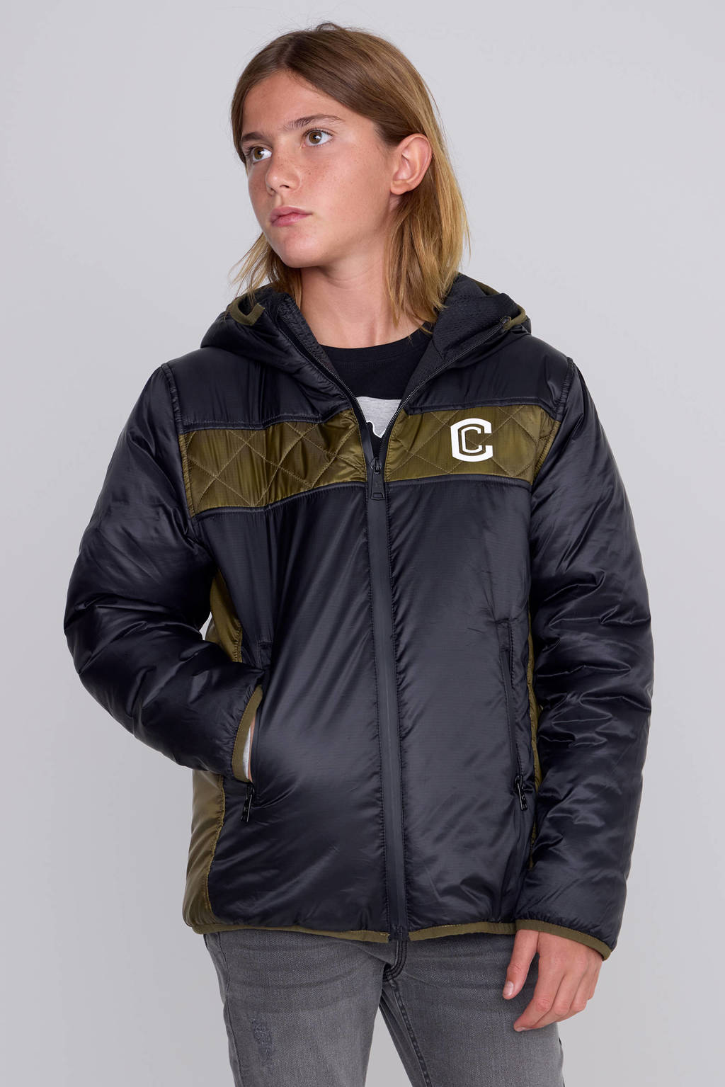 Coolcat Windjack Jayden met Contrast Groen