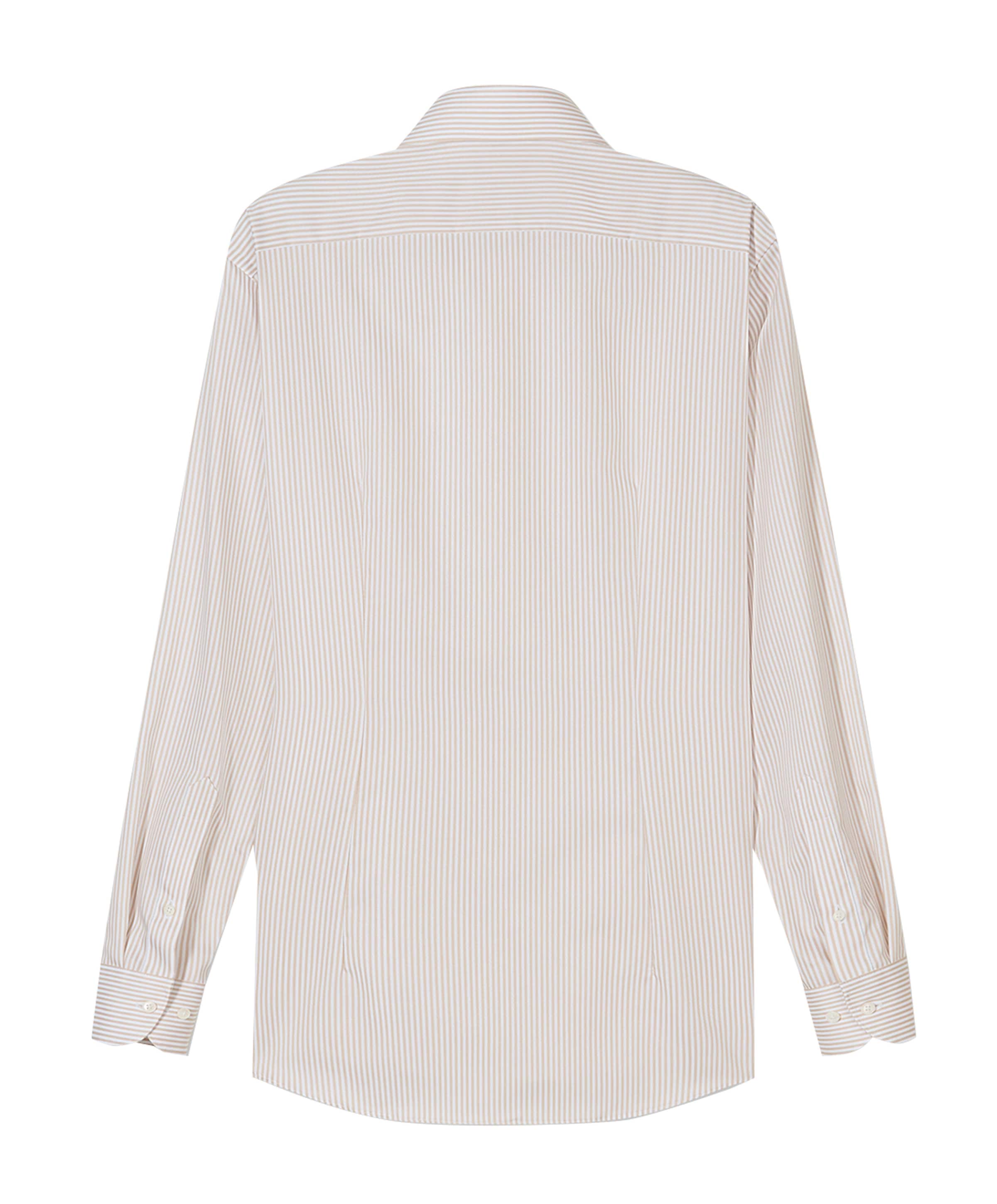 Olymp Modern fit Luxor Heren overhemd lange mouw beige