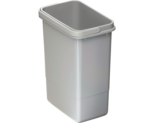 CENTA Cursa plastic afvalbak, 7 liter, grijs