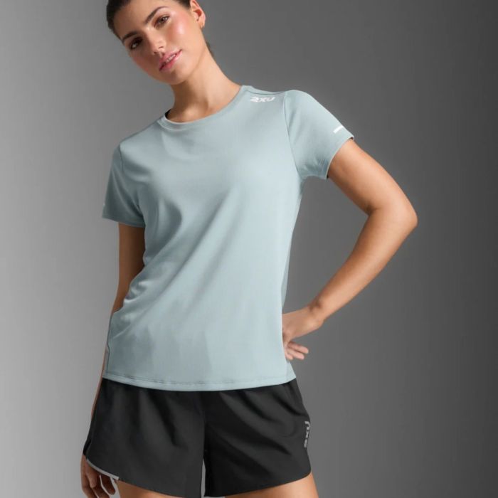 2XU Dame T-shirts Aero Tee Blå