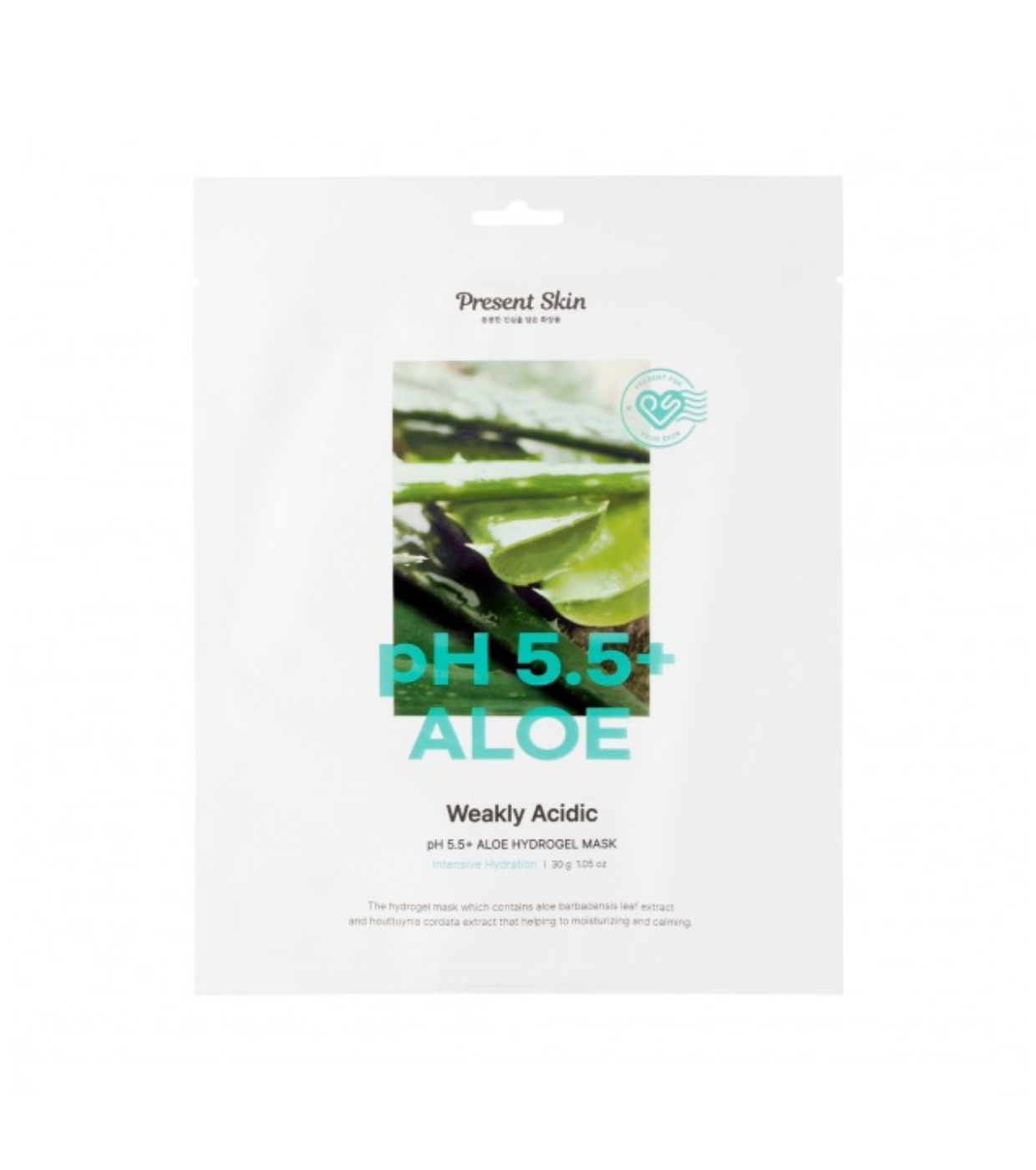 Present Skin - Máscara Facial Calmante Ph5.5+ Aloe
