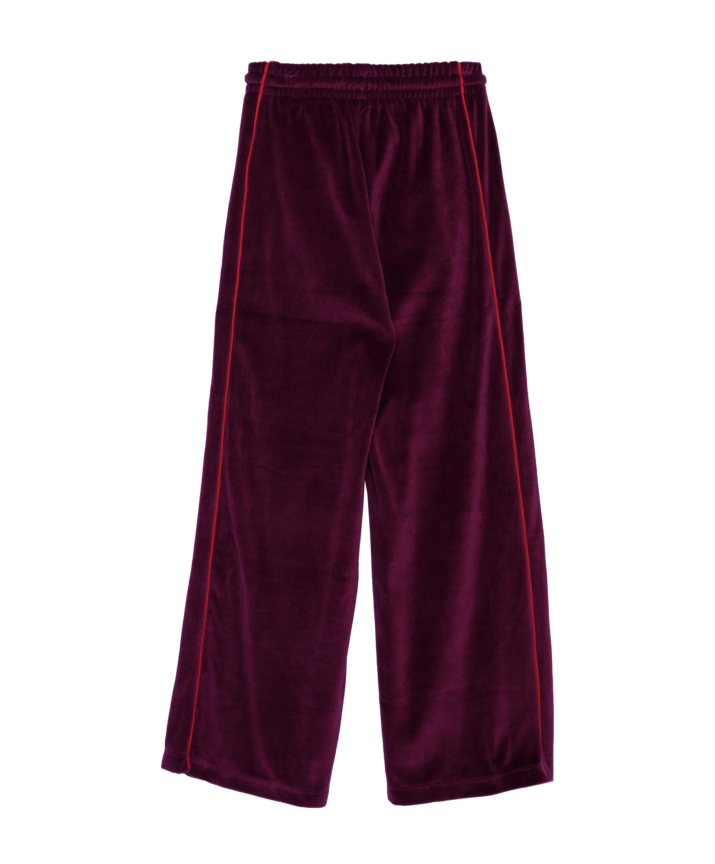 Calvin Klein VELVET WIDE LEG PIPING meisjes broek paars