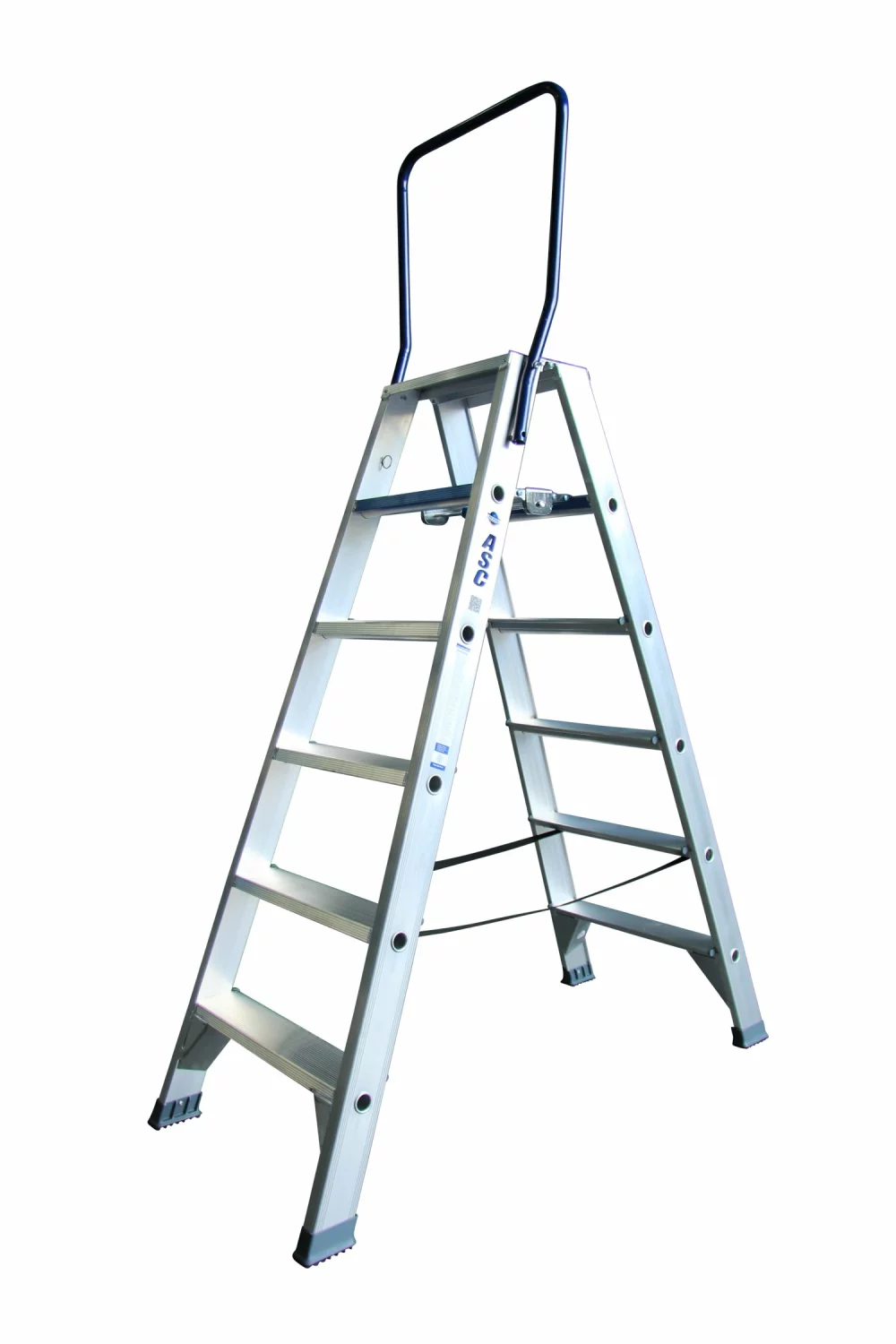 ASC 990608871 DT Dubbele trap - Aluminium - 2 x 6 treden - max. werkhoogte 3.35 m.