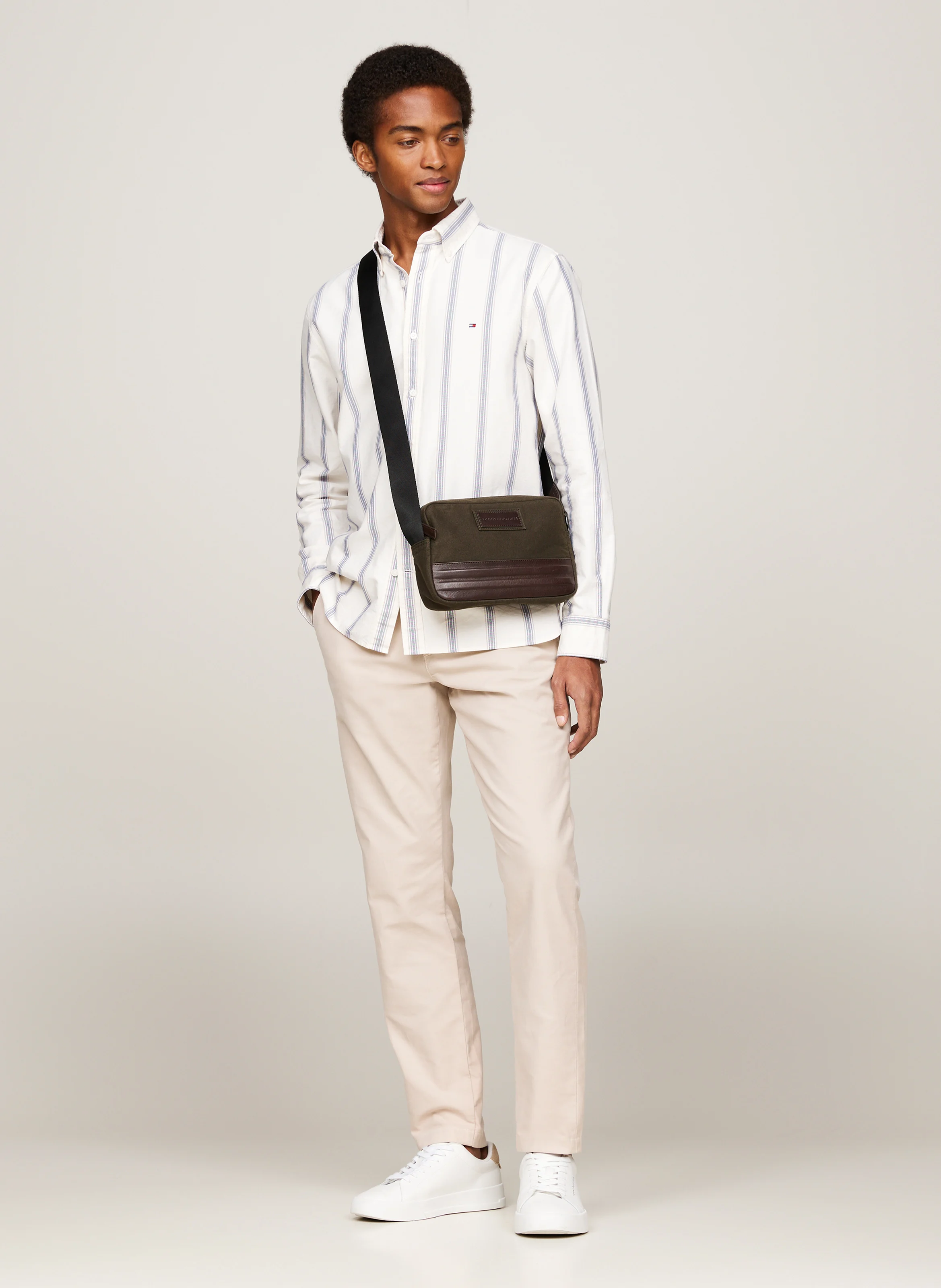 Sac bandoulière en coton | Noir