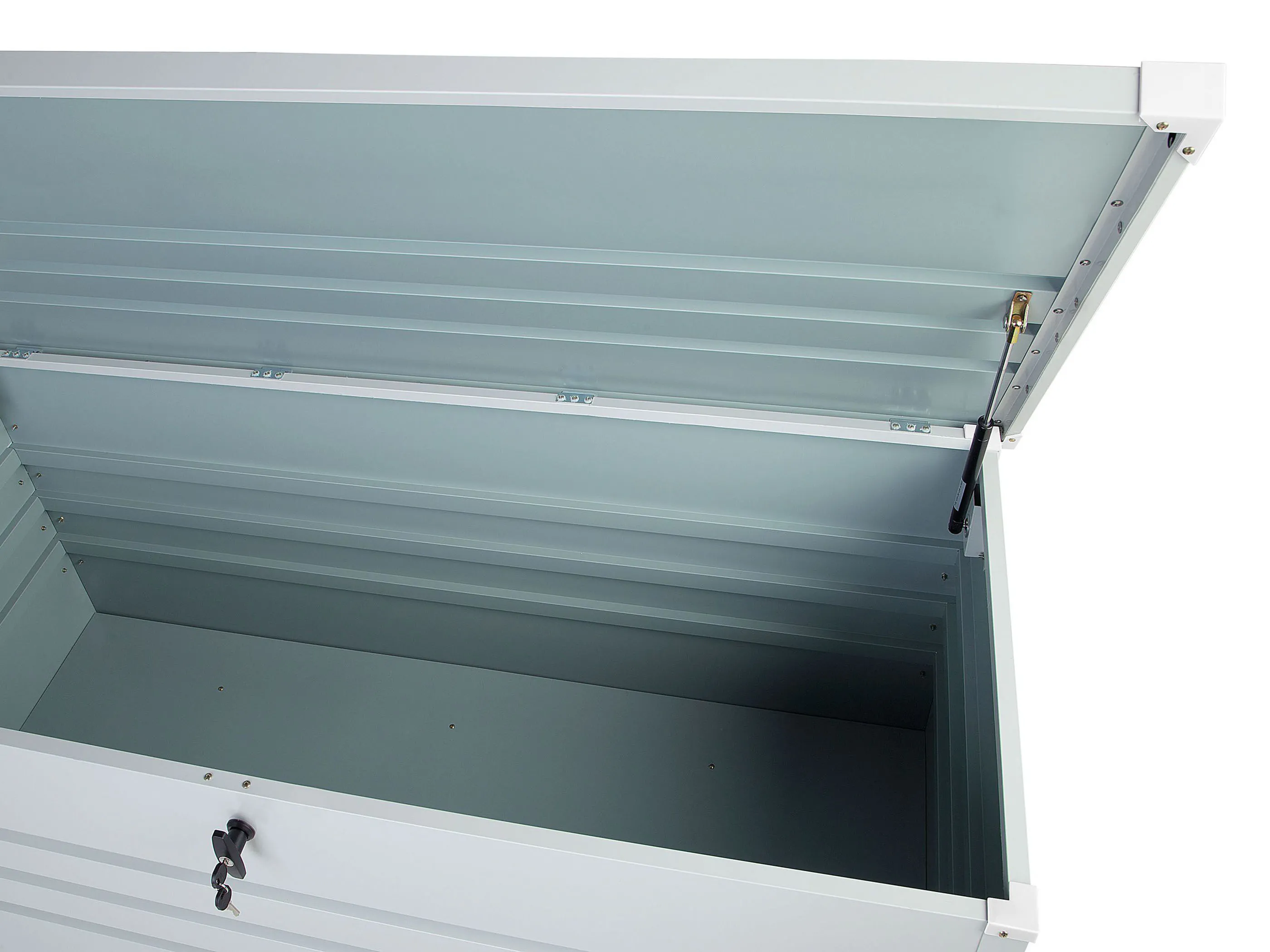 Kussenbox CEBROSA 132 cm 62 cm Lichtgrijs