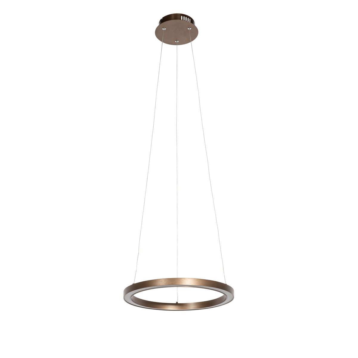 Hanglamp brons 40 cm incl. LED 3-staps dimbaar - Girello
