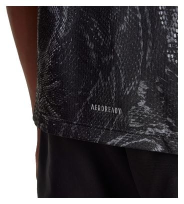Maillot manches courtes adidas AeroReady Noir Homme