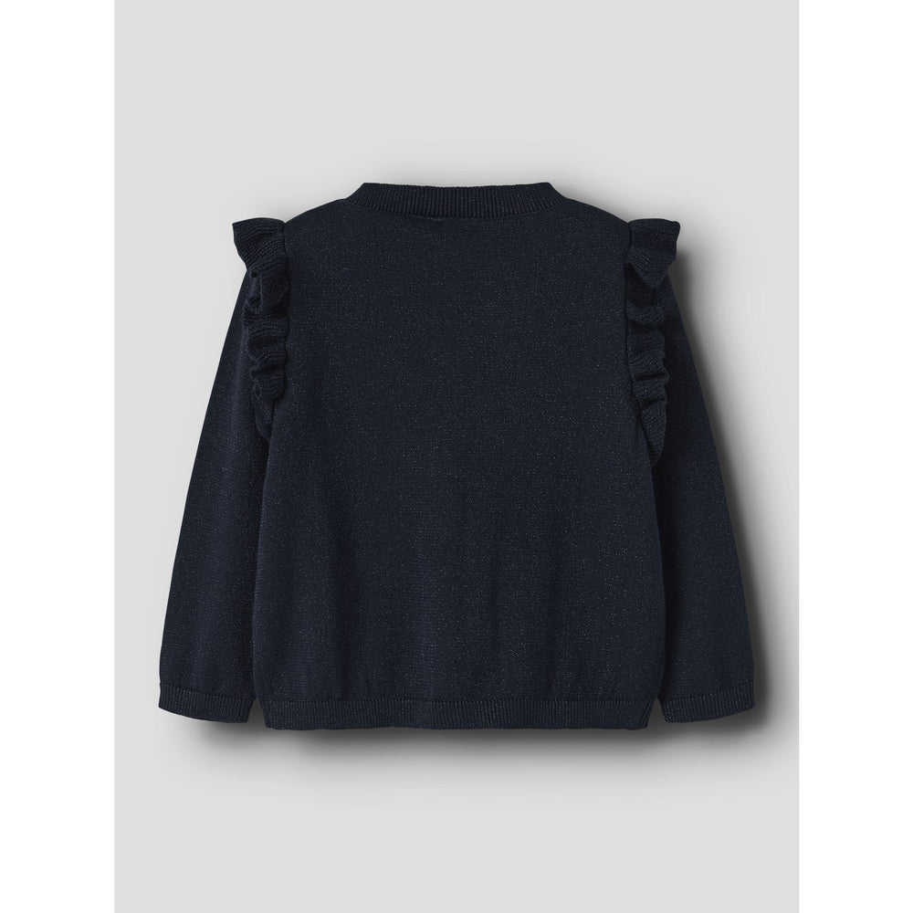 Køb Name It Dark Sapphire Tone In Tone Lurex Nmfabinne Ls Strik Card Noos