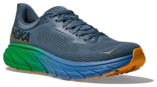 Chaussures Running Hoka Arahi 7 Bleu/Vert Homme