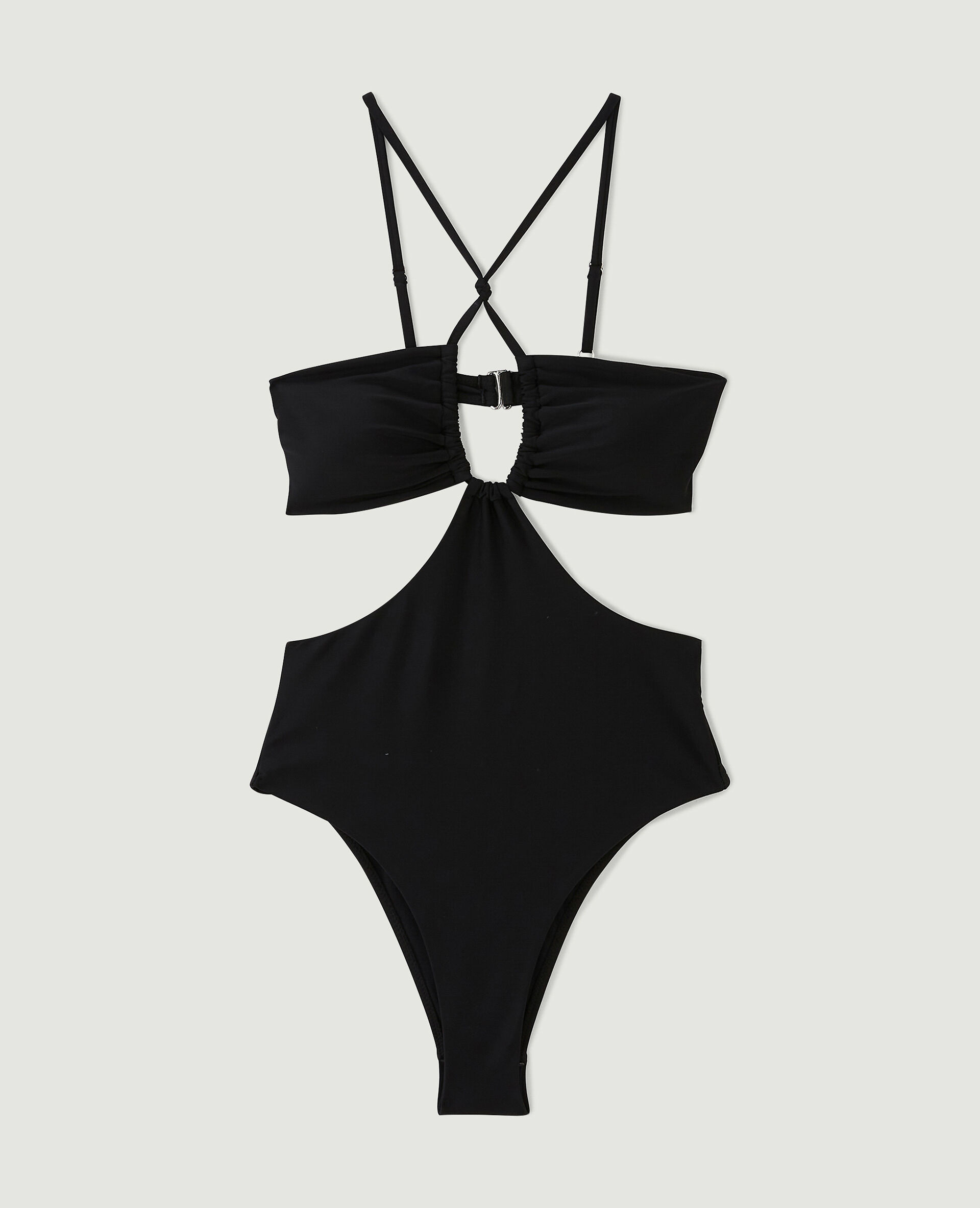 Maillot de bain 1 pièce trikini - Noir