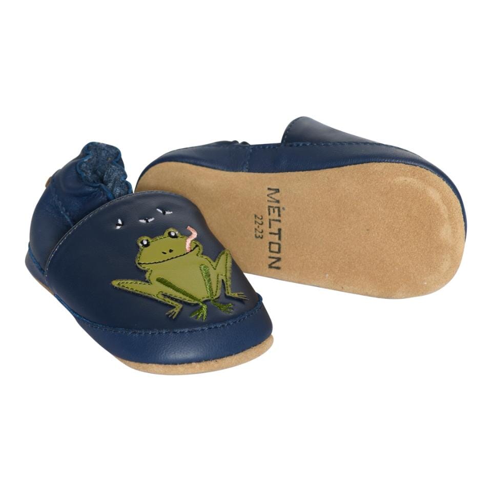 Frog Leather Slippers navy academy - MP - Rumpetroll