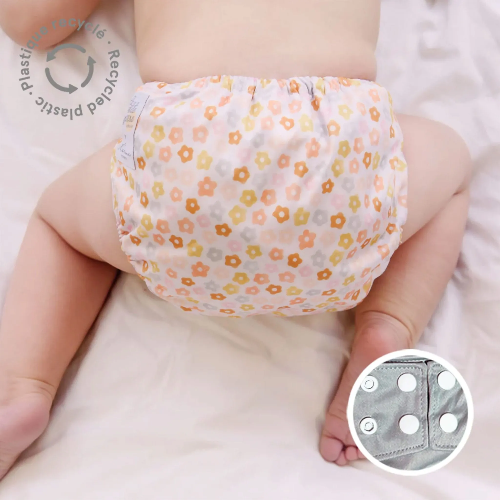 La Petite Ourse Couche Lavable 10-35lb - Jardin d'Été (LPO x Karine Pothier)