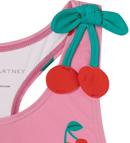 Stella McCartney Kids Bikini - UV50+ - Rosa m. Kirsche