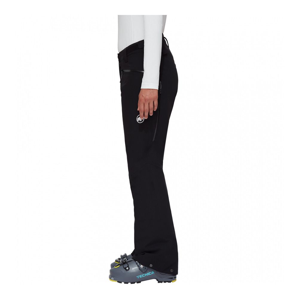 Mammut STONEY HS THERMO - Pantalon ski Femme black/white