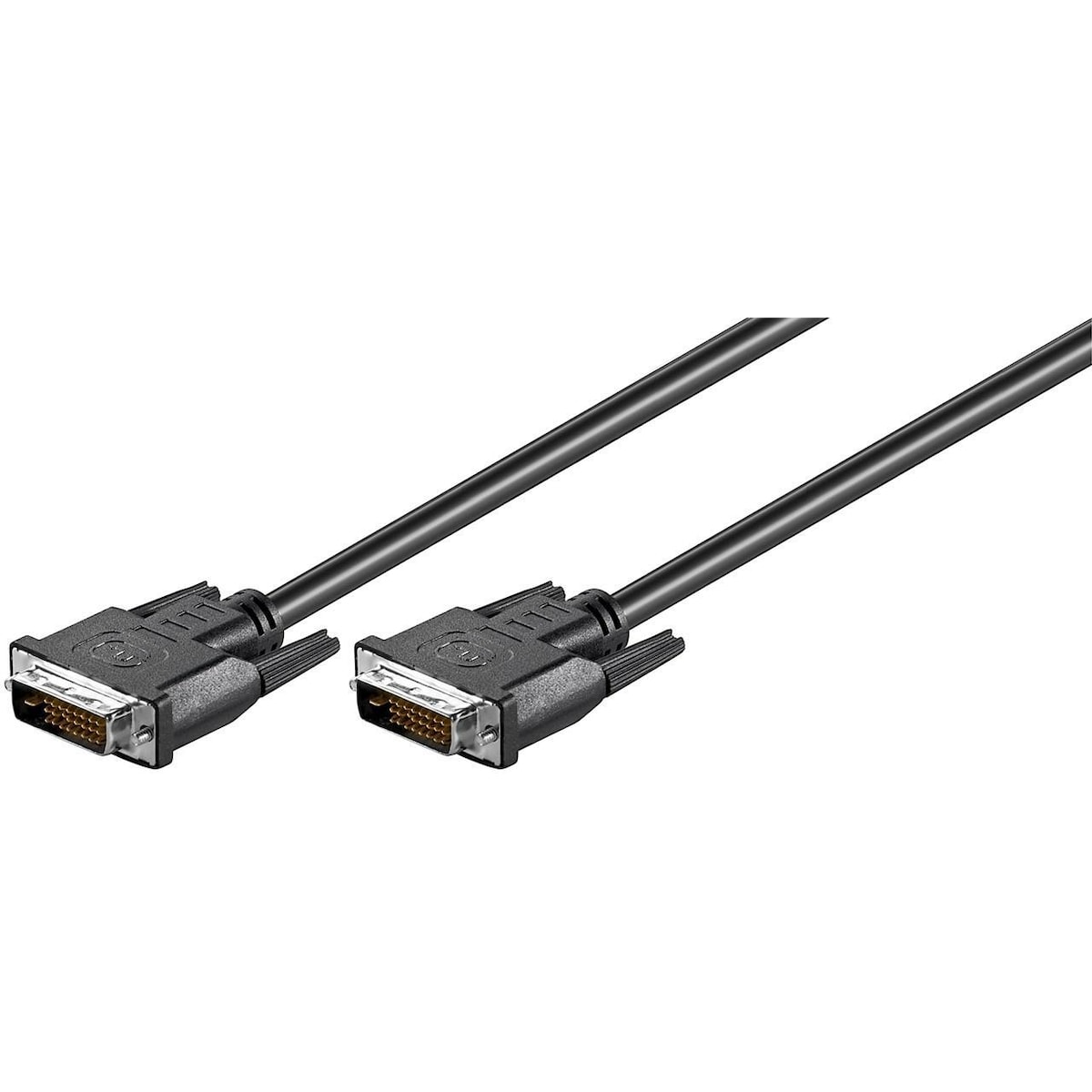 Goobay DVI-D Full HD-kabel Dual Link, nikkel