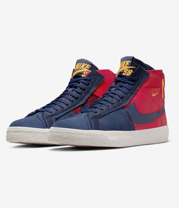 Nike SB Zoom Blazer Mid Premium Schuh (university red midnight navy)