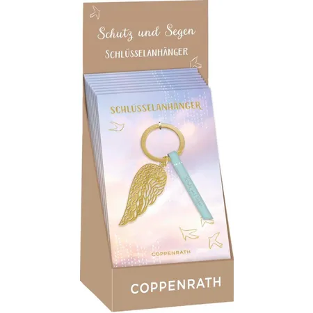 Coppenrath Verlag Schlüsselanhänger Schutz und Segen mit Flügelanhänger