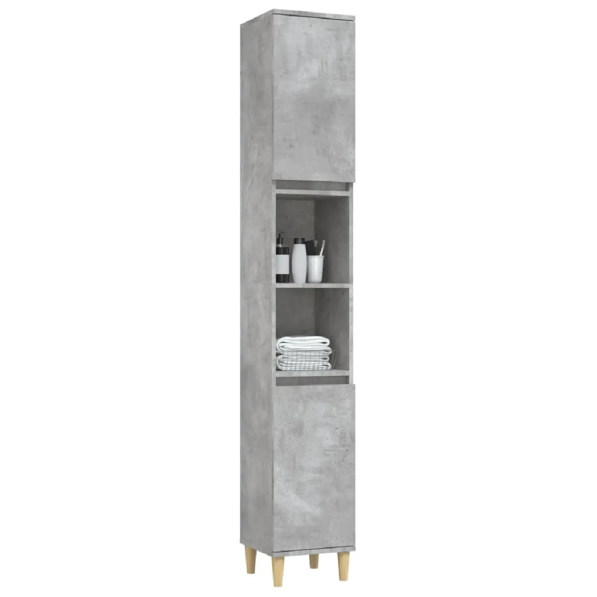 VidaXL Armoire Gris Béton 30x190 cm