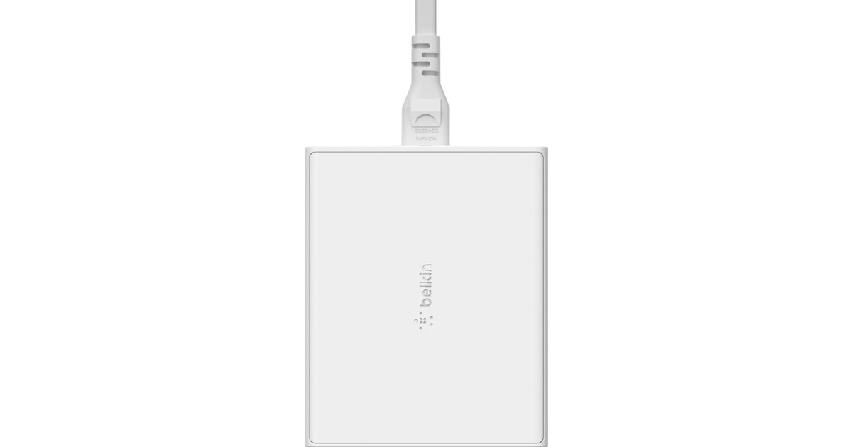 BelkinBoostCharge PRO 4-poorts GaN-lader  (Wit, 108W)