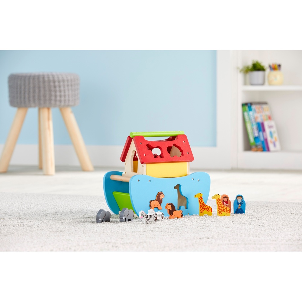 Eichhörnchenspiel Arche Noah aus Holz