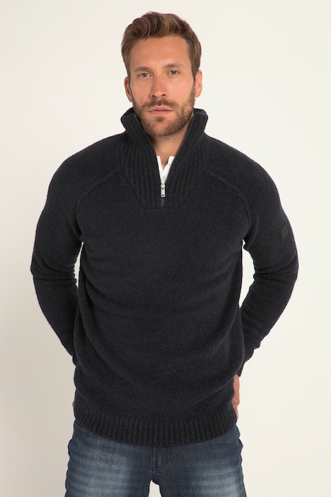 Troyer, Strick, Troyerkragen, Zipper, FLEXNAMIC®