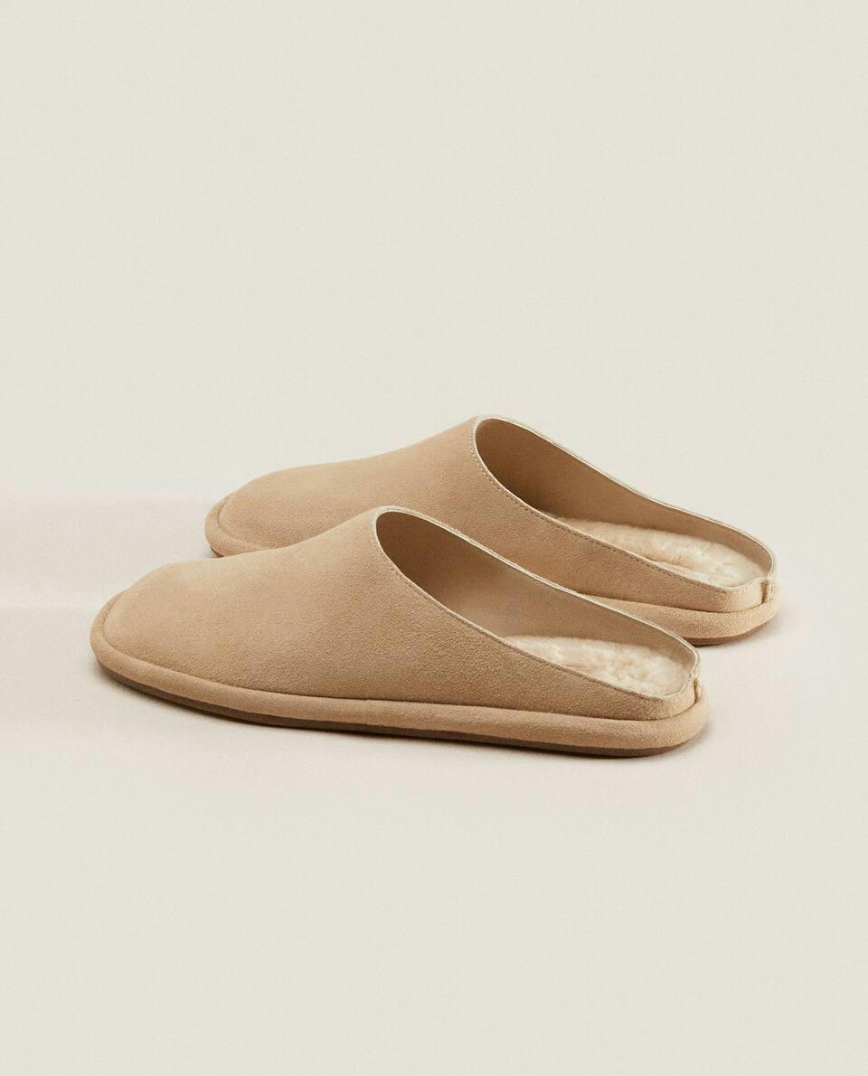 Chinelo Mule de Couro