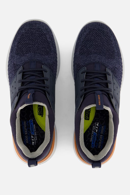 Skechers Lattimore Sneakers blauw Textiel