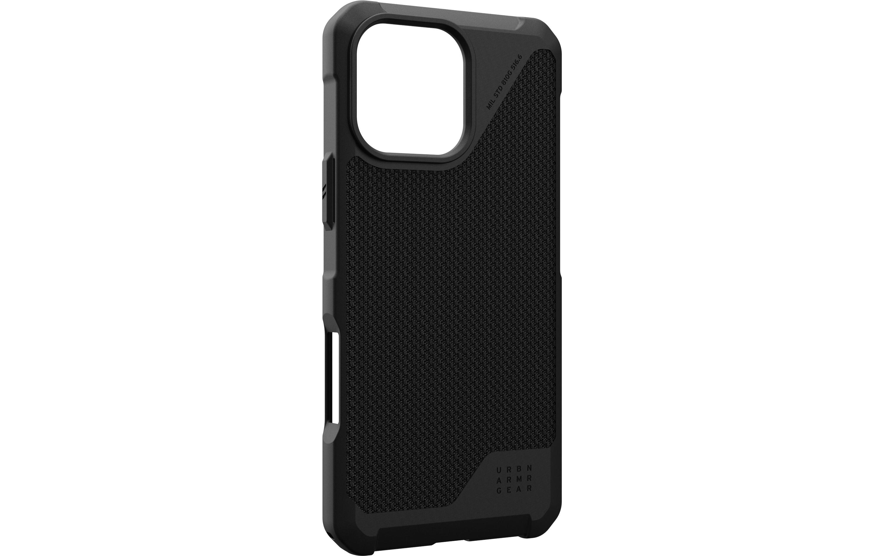 Back Cover Metropolis LT iPhone 16 Pro Max Kevlar BlackSchutzhülle für das Apple iPhone 16 Pro Max