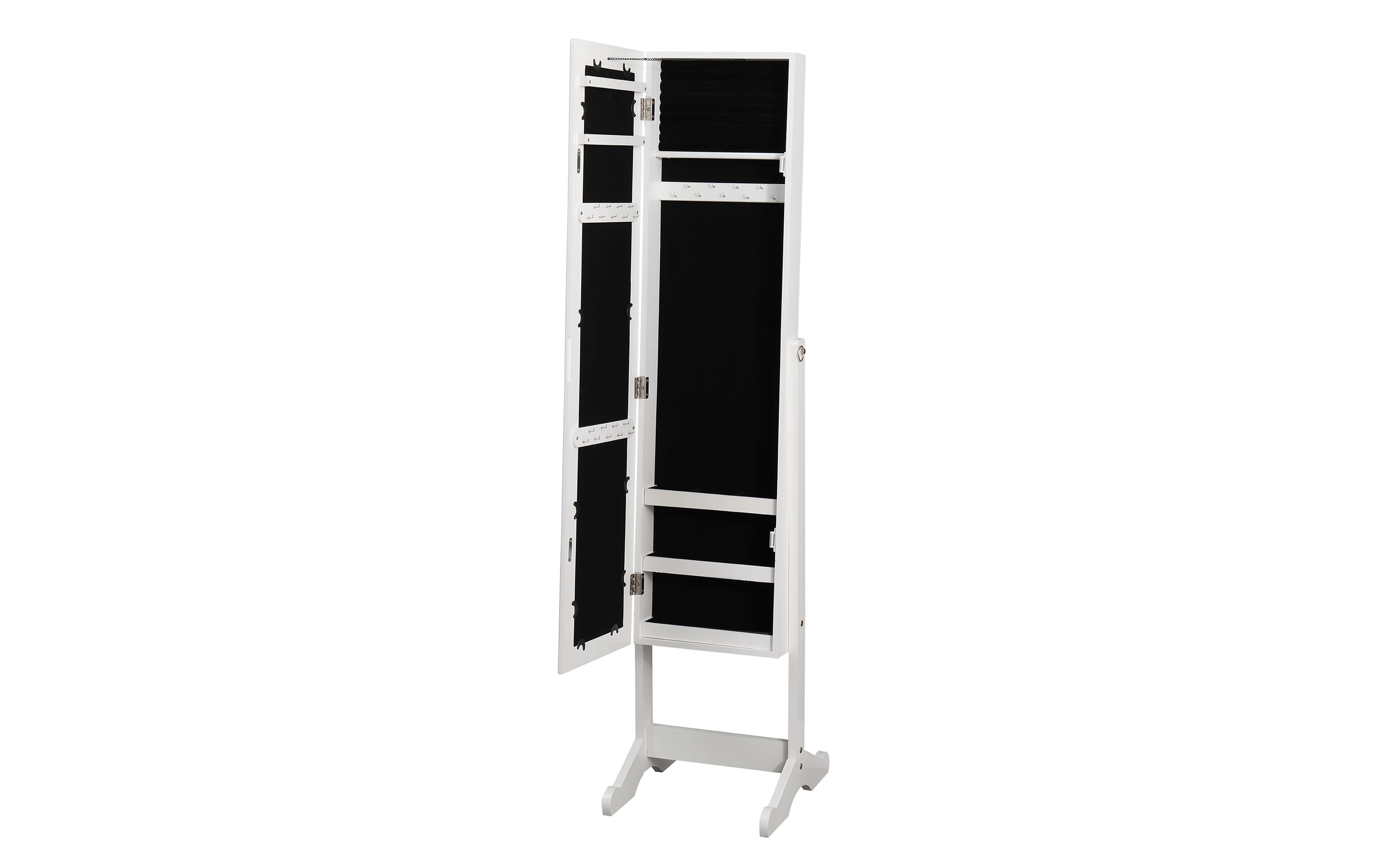 Spiegelschrank, weiß, 41 x 146 cm