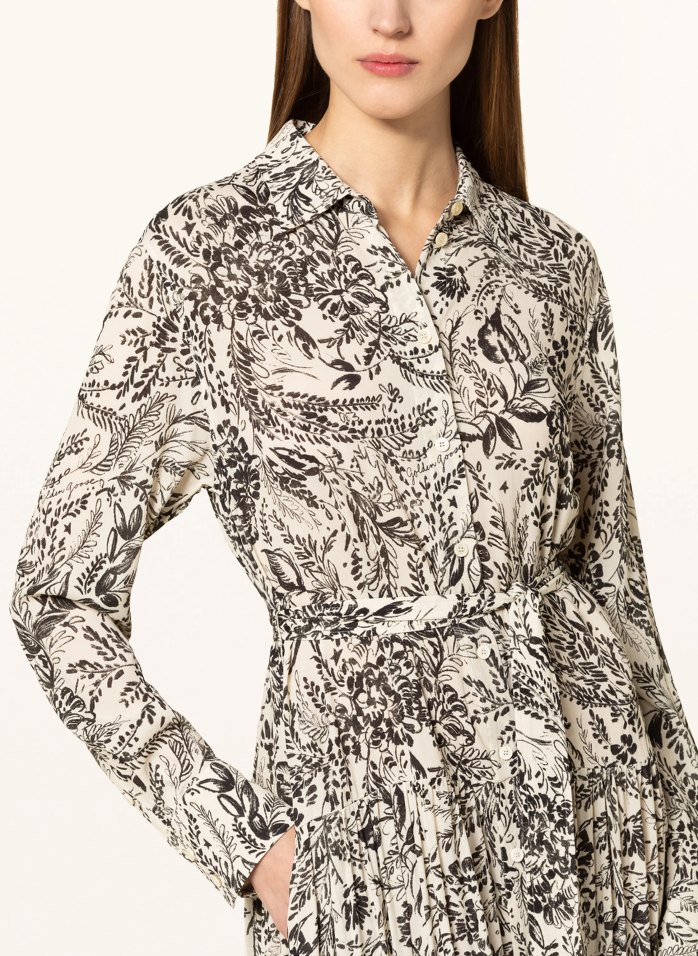 GOLDEN GOOSE Hemdblusenkleid JOURNEY