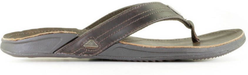 Reef J-Bay Iiidark Brown Dark Brown Heren Slippers Donkerbruin