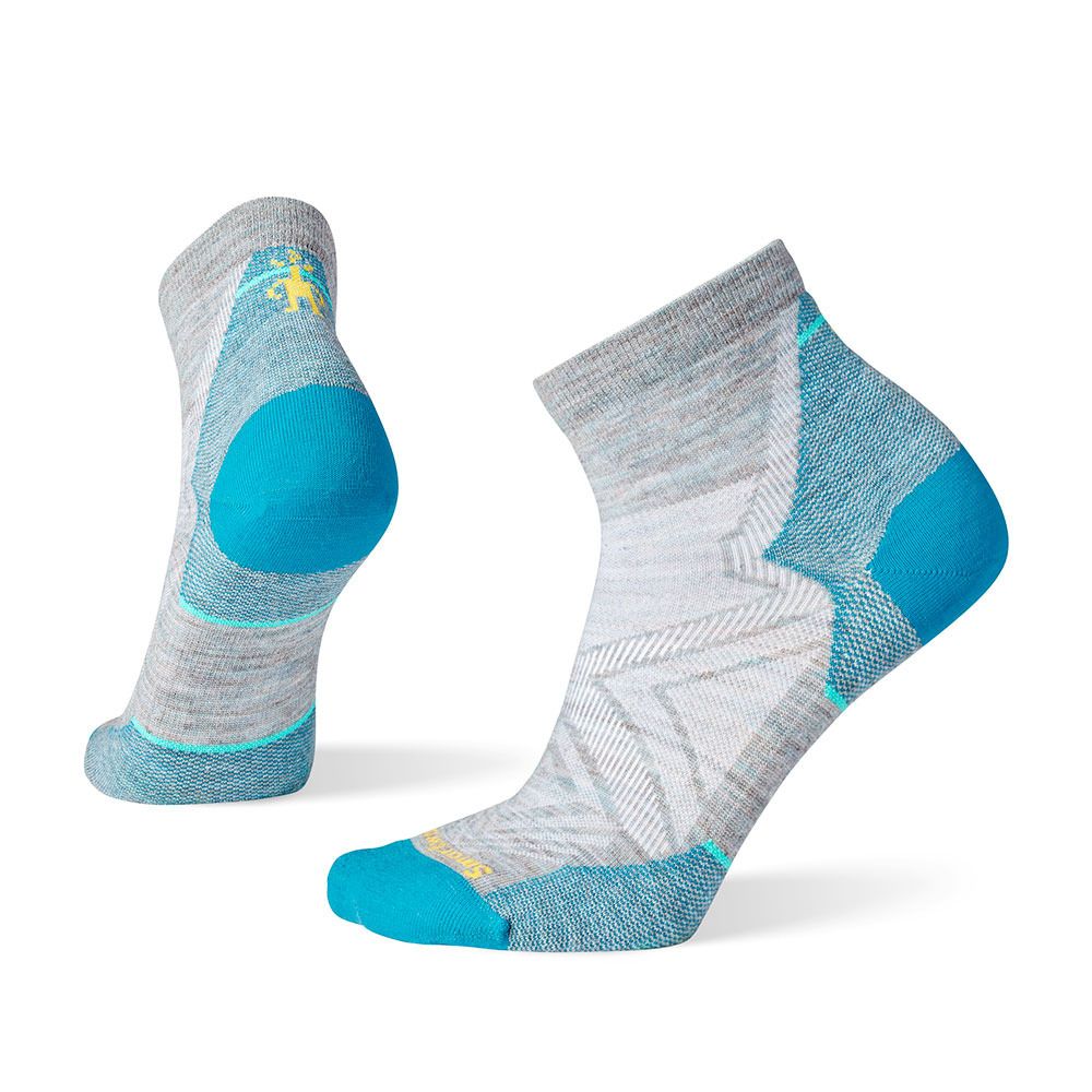 Smartwool RUN ZERO CUSHION OMBRE PRINT - Chaussettes Femme lunar gray