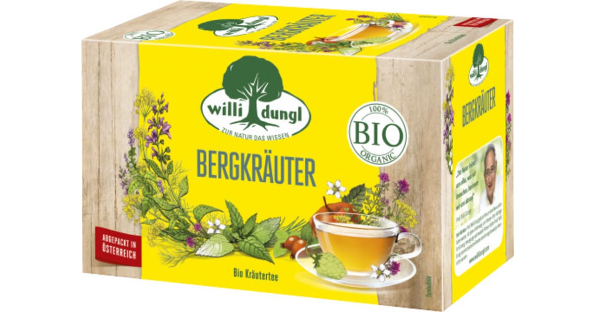 Willi Dungl Bio Schätze der Natur Bergkräuter