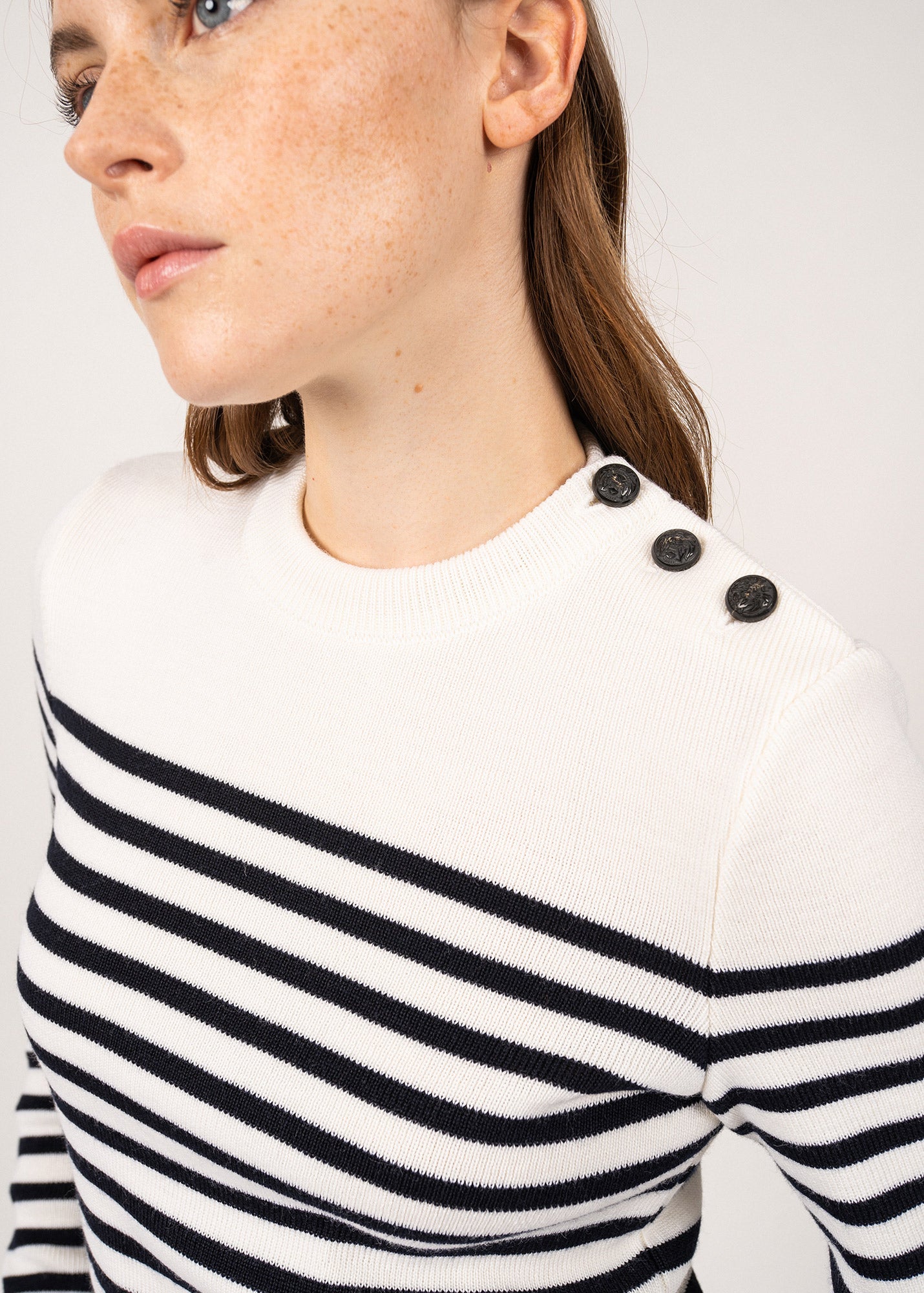 Pull marin rayé Rochefort