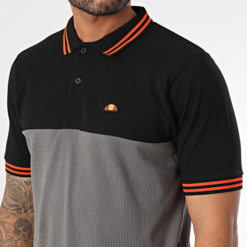 Polo Manches Courtes Brentio SXT19204 Noir Gris