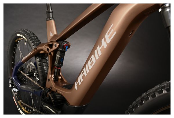 VTT Électrique Tout-Suspendu Haibike AllMtn CF 8 Sram NX/SX Eagle 12V 750Wh MX (29/27.5'') Marron 2024