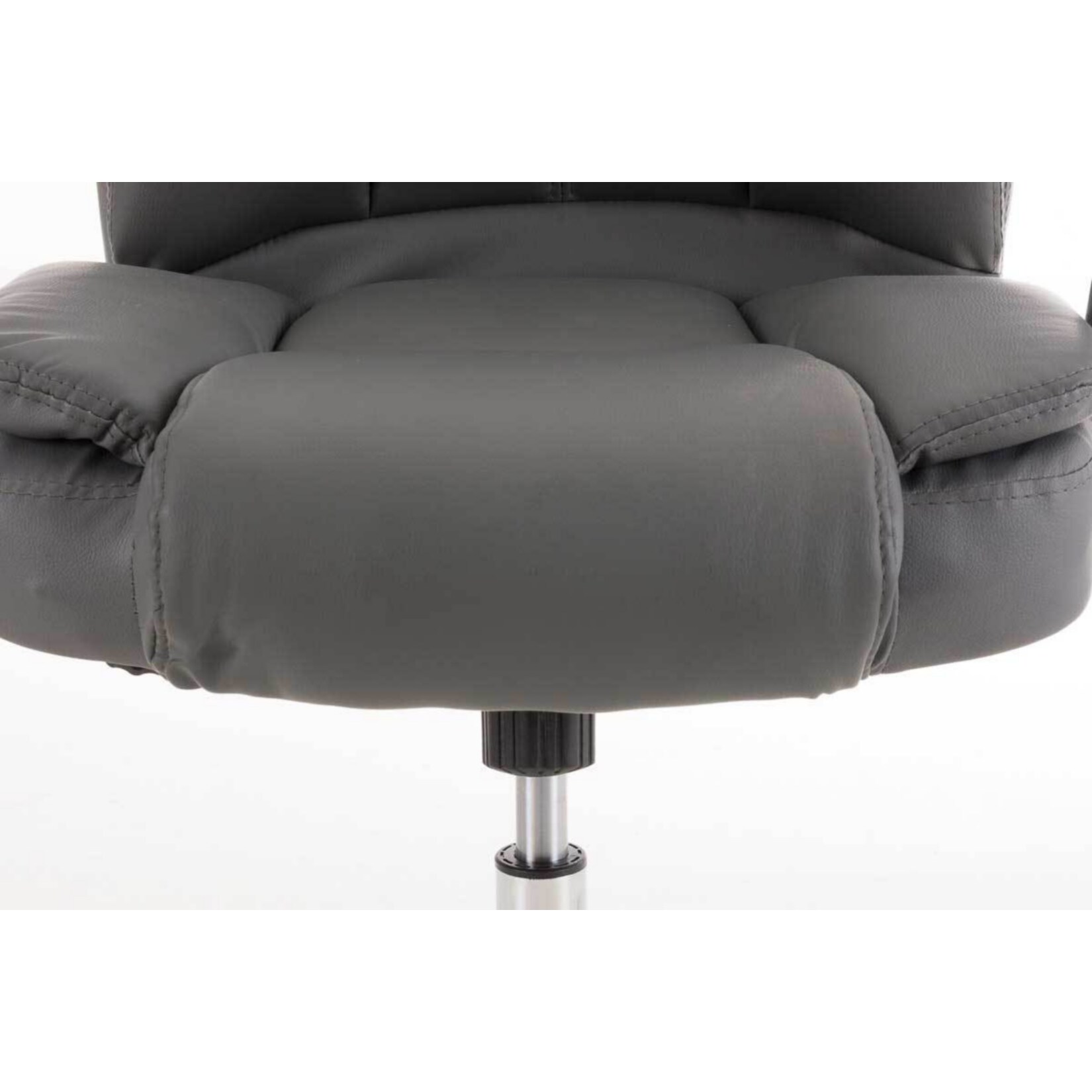 CLP Ergonomischer Bürostuhl BIG Xanthos I XXL Komfort Mit Wippfunktion Und Armlehnen I Verstellbar Mit Kunstleder-Bezug, Belastbar bis 210 kg
