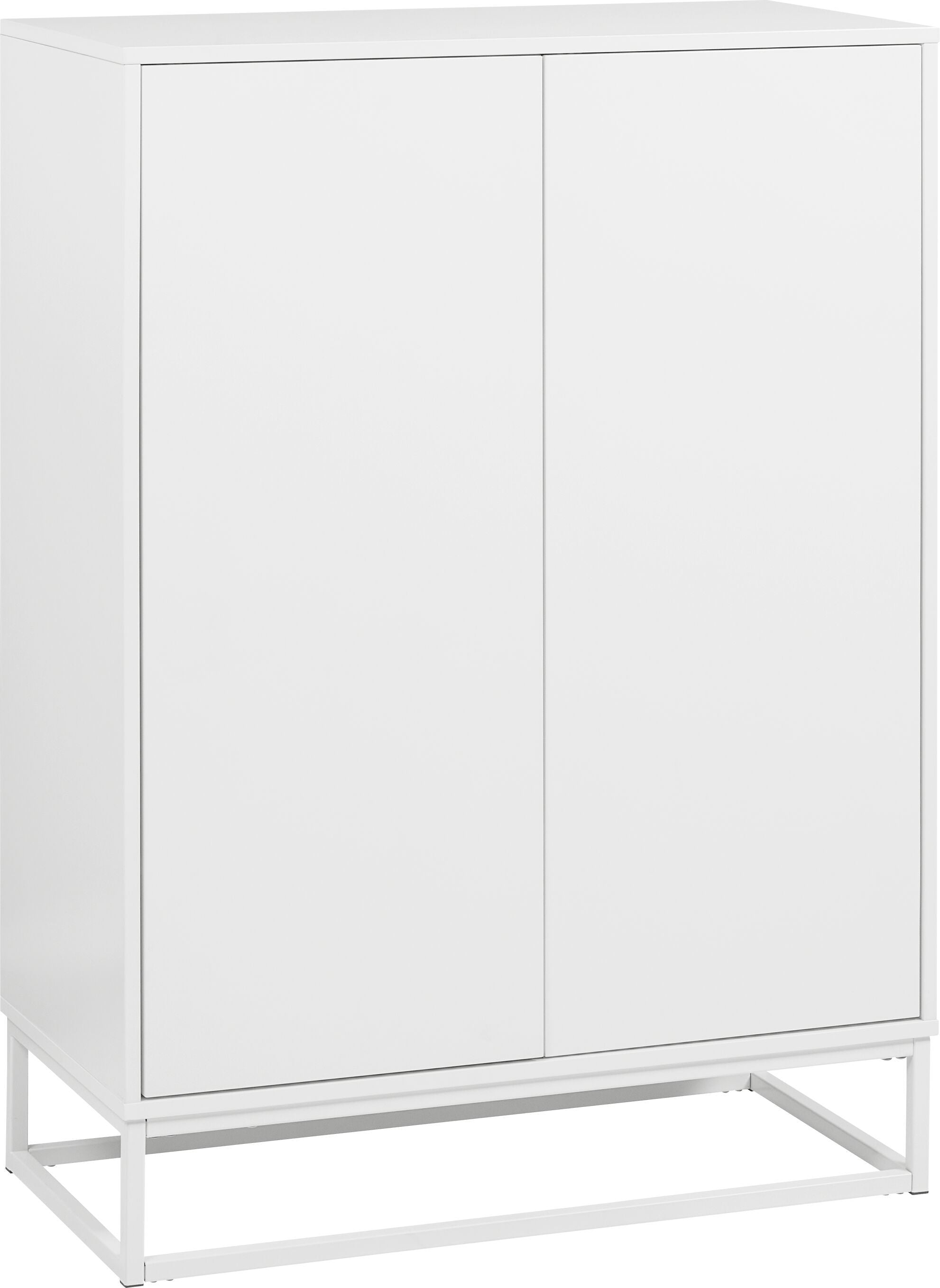 META Schuhschrank - Weiss / B: 80.0 cm x T: 40.0 cm x H: 110.0 cm