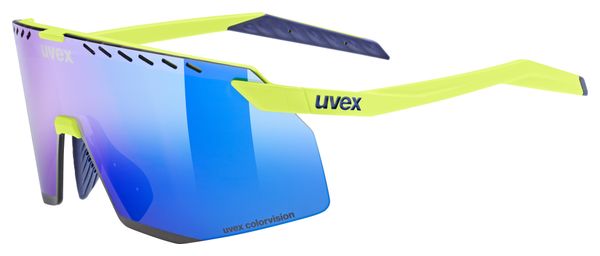 Lunettes Uvex Pace Stage CV Jaune/Verres Bleu Miroir