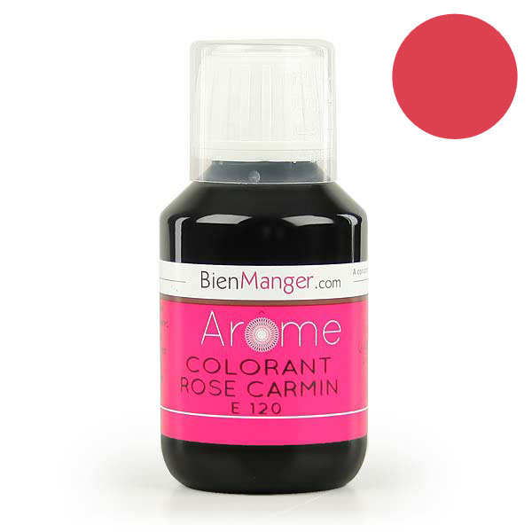 Colorant alimentaire rose carmin E120 (origine animale)